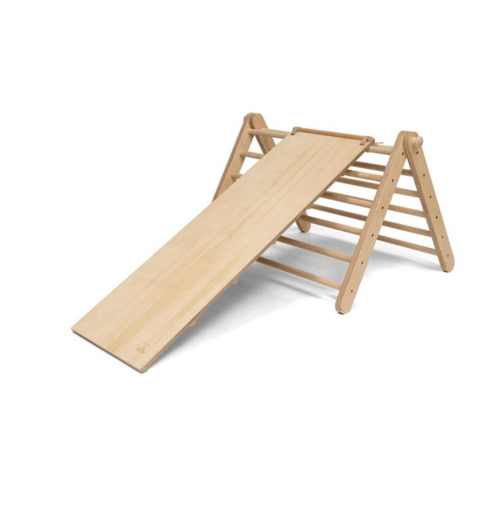 Houten glijbaan en klimrek, Kinderen en Baby's, Speelgoed | Houten speelgoed, Zo goed als nieuw, Overige typen, Ophalen