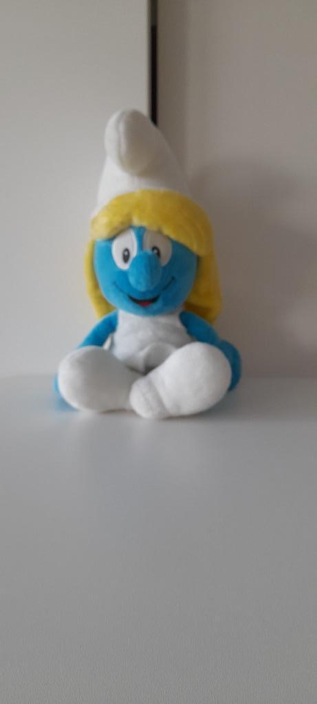 De Smurfen Smurfin Knuffel, Enlèvement ou Envoi, Comme neuf, Schtroumpfette, Poupée, Figurine ou Peluche
