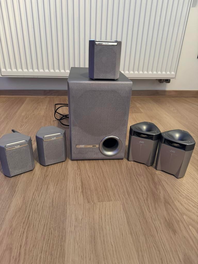 Jvc boxen voor home cinema, TV, Hi-fi & Vidéo, Ensembles home-cinéma, Enlèvement, Utilisé, JVC
