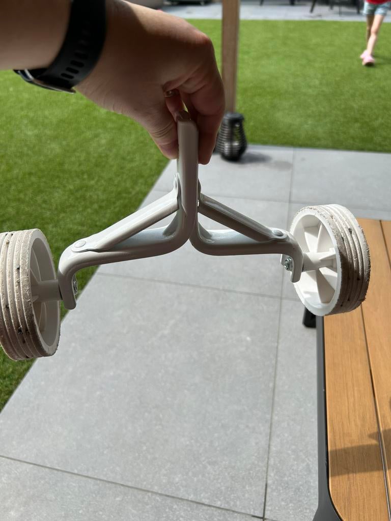 Steun/zijwieltjes kinderfiets frozen, Ophalen, Gebruikt