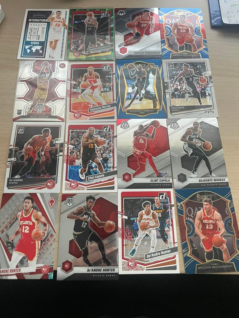 Cartes de basket des Atlanta Hawks, Enlèvement ou Envoi, Neuf, Plusieurs images