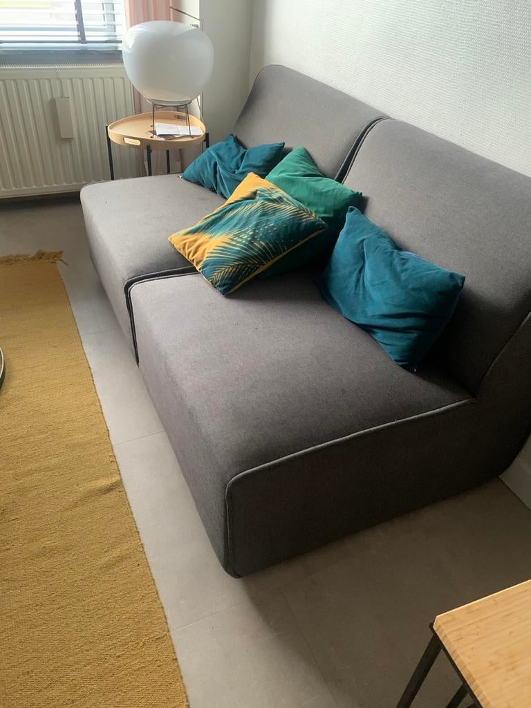 Grijze driezit of 3 aparte elementen., Ophalen, Strak, Gebruikt, Driepersoons