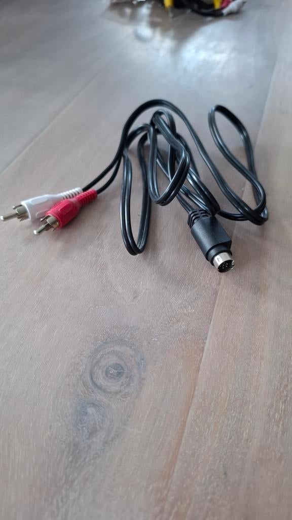 Mannelijke DIN-naar-2 RCA-kabeladapter, Ophalen of Verzenden, Nieuw