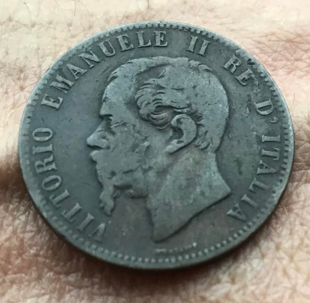 10 Centesimi Italie 1866, Italie, Monnaie en vrac