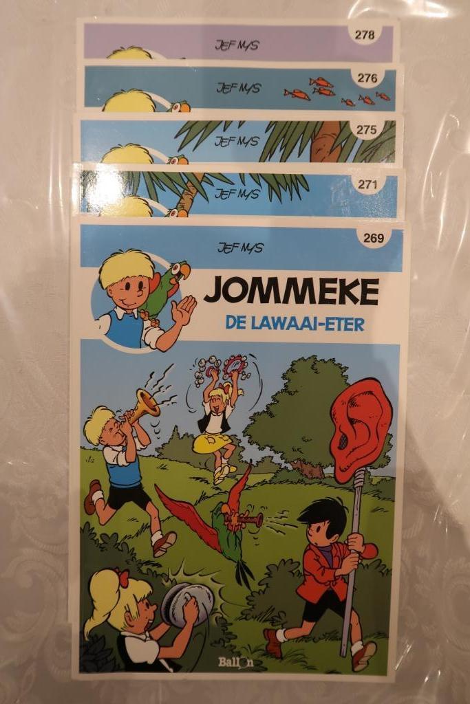 JOMMEKE 5 x, Meerdere stripboeken, Ophalen of Verzenden, Zo goed als nieuw