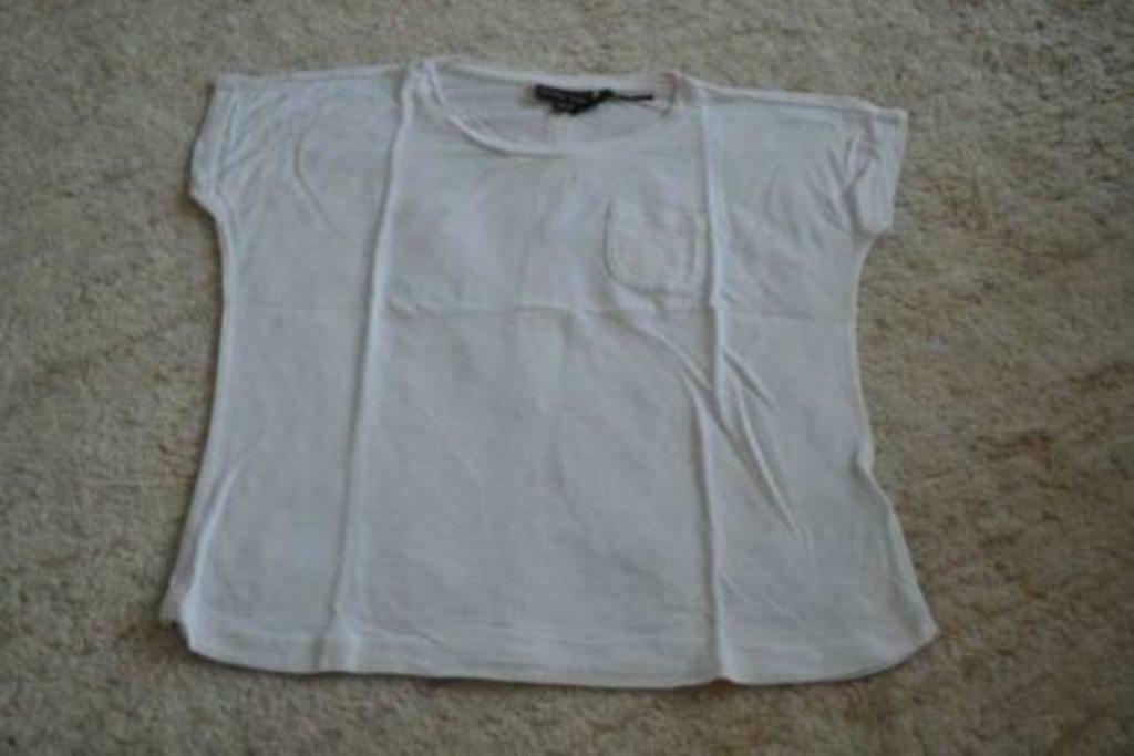 m. 122-128 t-shirt off-white JBC, Ophalen of Verzenden, Gebruikt, Meisje, Shirt of Longsleeve