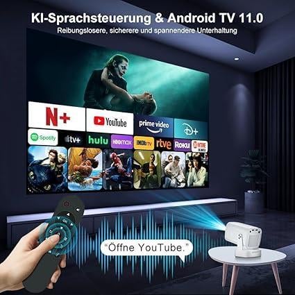 Beamer 4K | Mini-projector | GRATIS LEVERING, -, Verzenden, -, Nieuw
