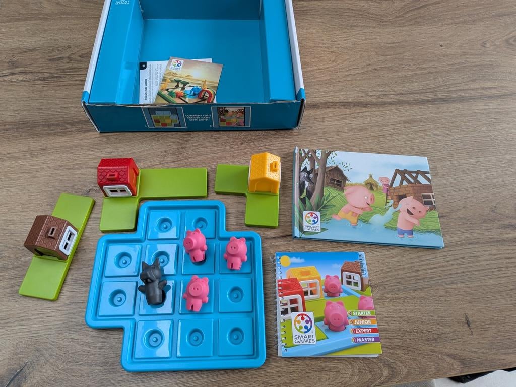Jeu de société "Les trois petits cochons" de Smart Games, Enlèvement, Neuf, Smart Games
