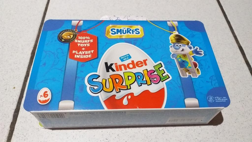 Valisette schtroumpf smurf puffi pitufos kinder duty free, Collections, Enlèvement ou Envoi, Neuf, Différents Schtroumpfs, Poupée, Figurine ou Peluche