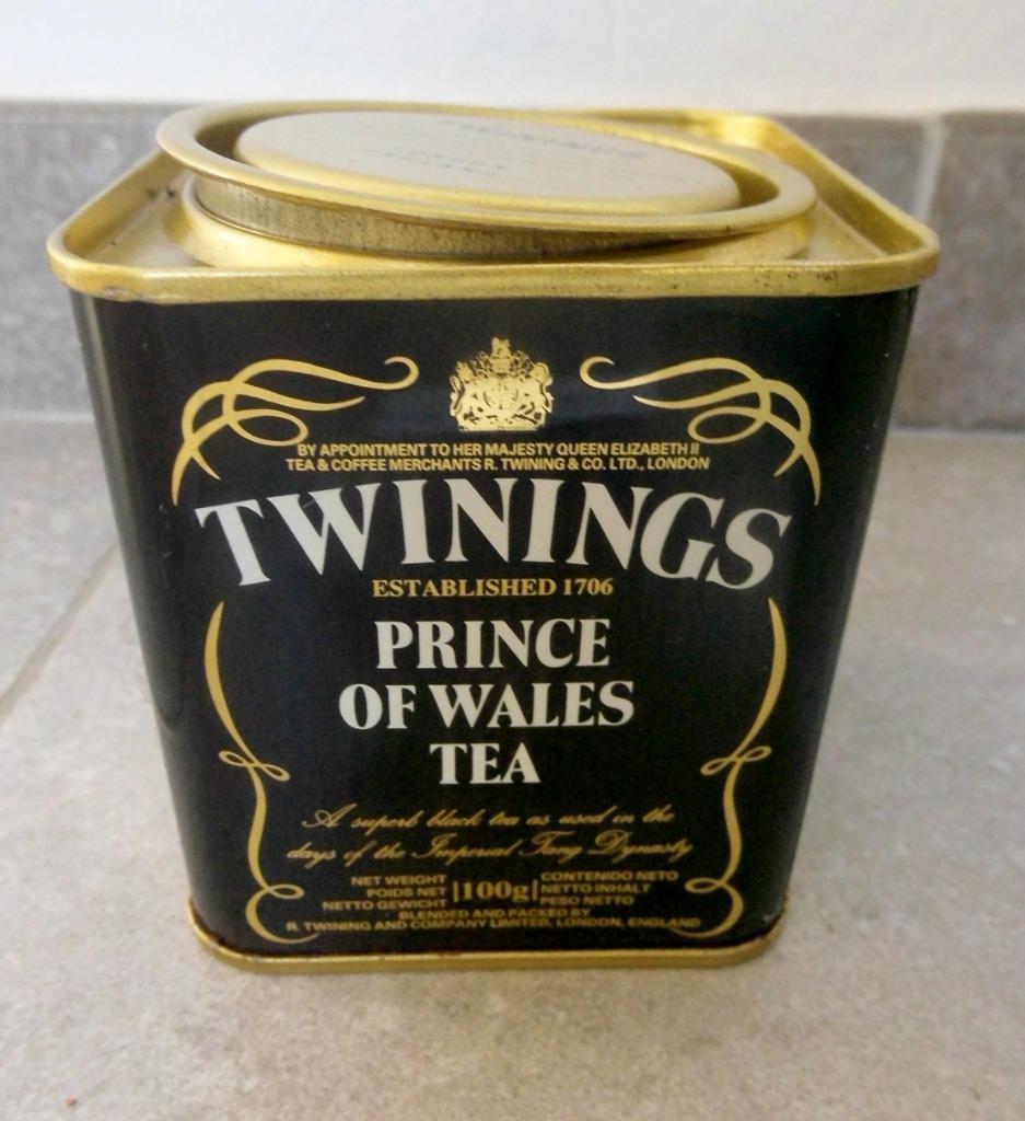 Twinings doos „Prins of Wales tea” zwart, Ophalen of Verzenden, Zo goed als nieuw, Thee
