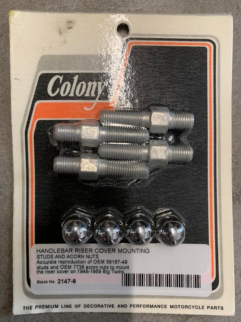 Harley panhead riser studs OEM 7736, Motoren, Ophalen of Verzenden, Nieuw
