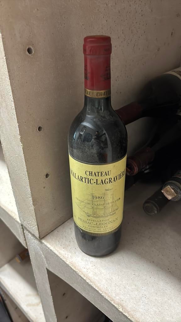 Château Malartic Lagravière 1986 GCC Pessac Léognan, Collections, Enlèvement, Comme neuf