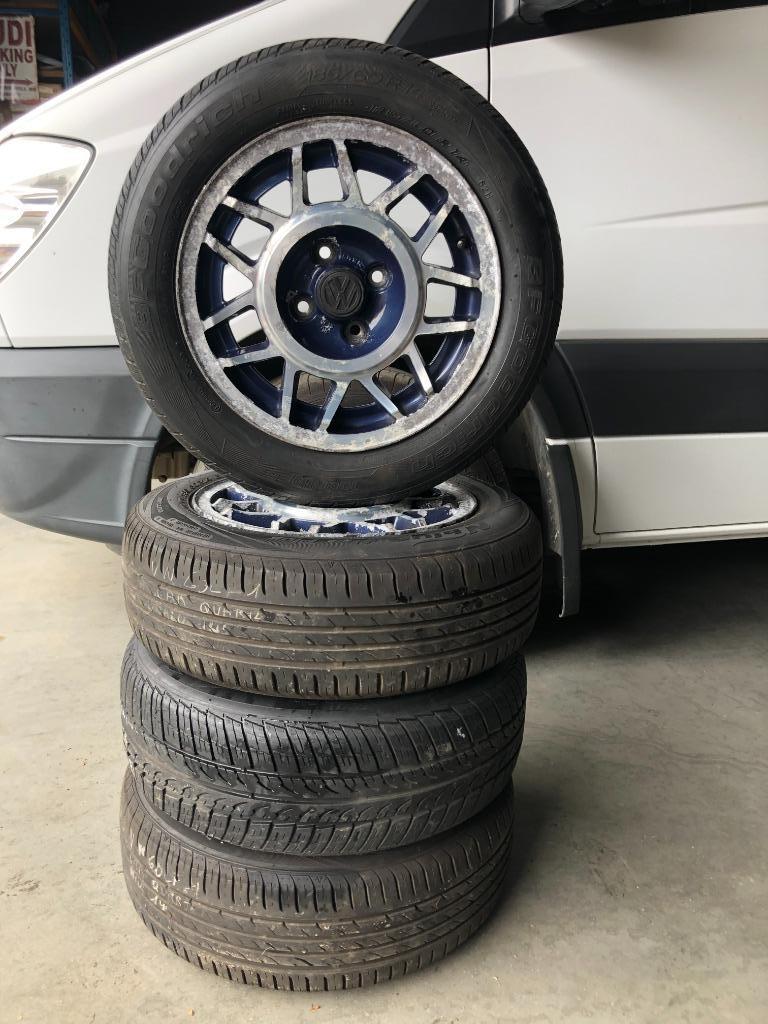 Roues VW Golf 1 Cab 14', Ophalen, Gebruikt, Volkswagen