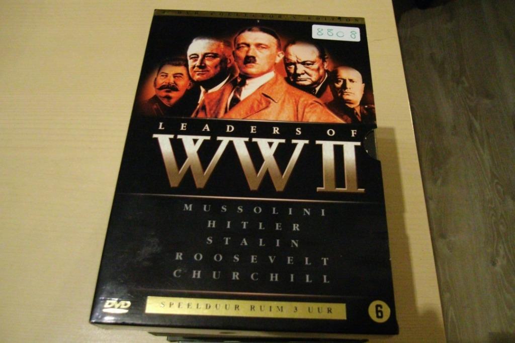 leaders of WWII  4 disc, Ophalen of Verzenden
