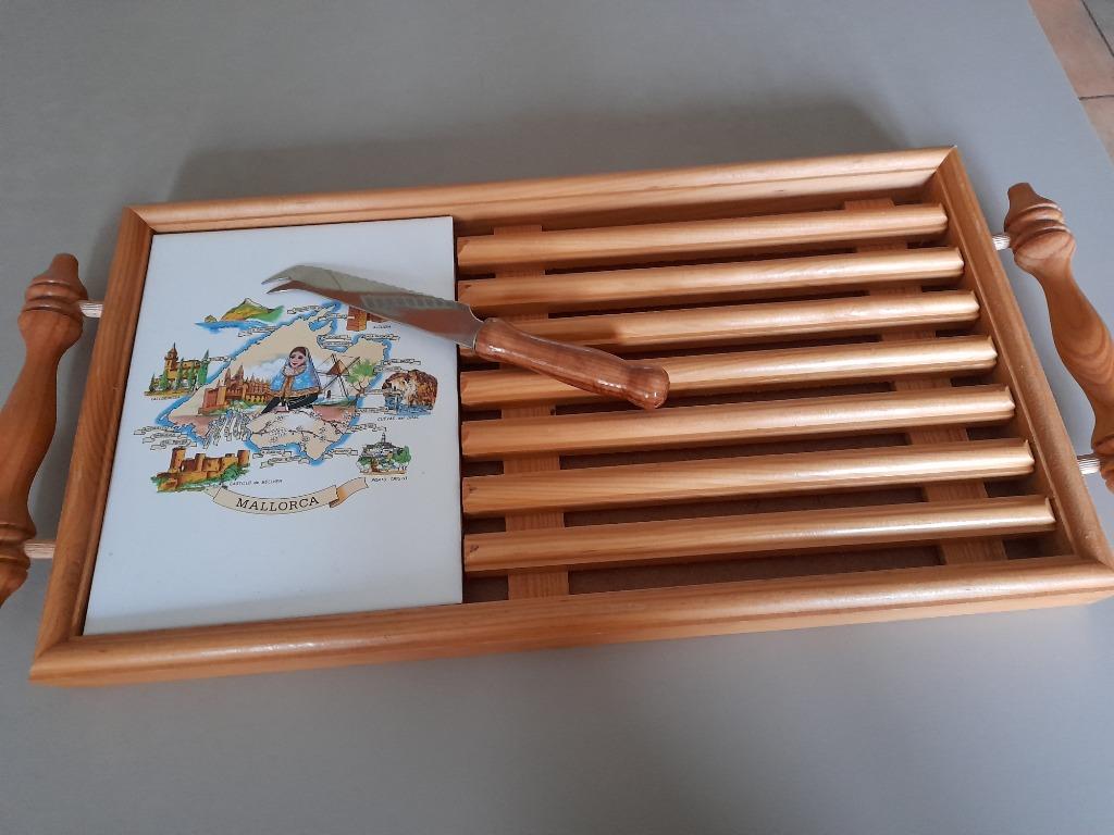 Kaasplank met mes., Antiek en Kunst, Ophalen of Verzenden