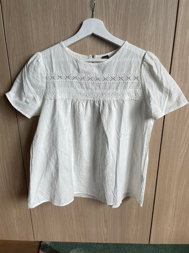 Blouse Emery Rose Wit Maat M NIEUW, Maat 38/40 (M), Wit, Nieuw, Ophalen of Verzenden