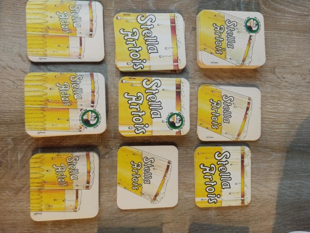 bierviltjes Stella Artois, Ophalen, Gebruikt, Viltje(s), Stella Artois