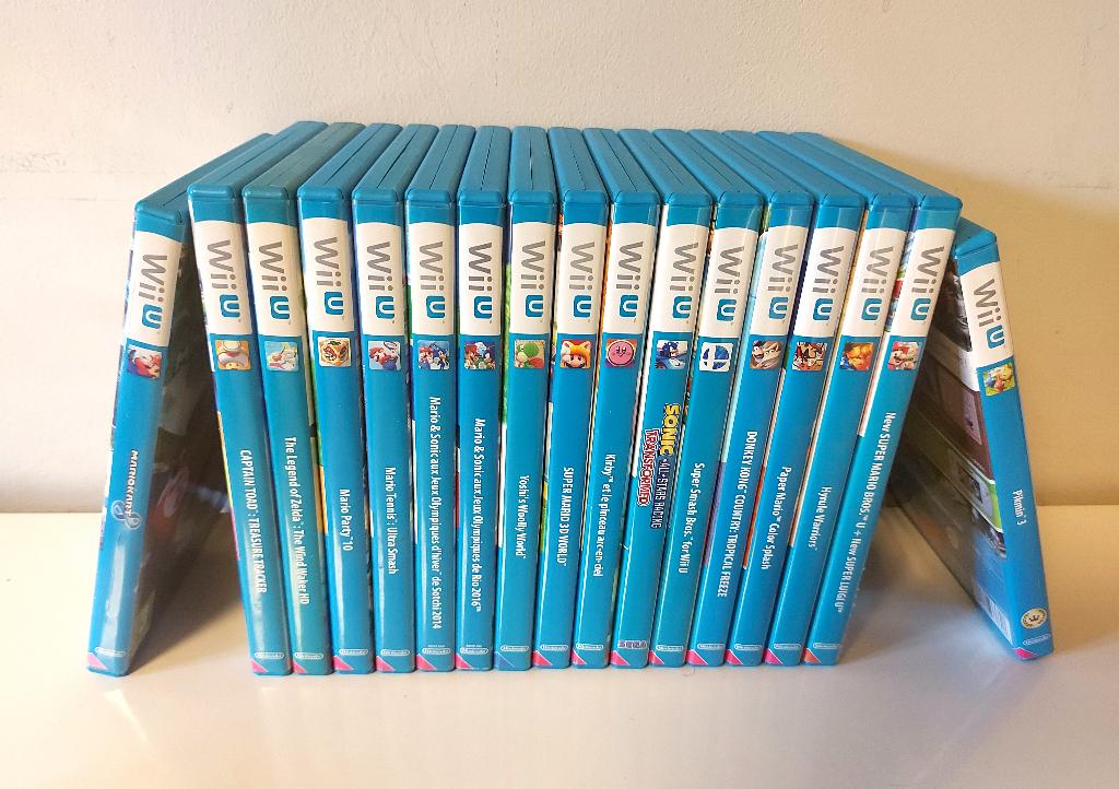 16 Jeux Nintendo Wii U, Enlèvement ou Envoi, Aventure et Action, Utilisé, À partir de 3 ans