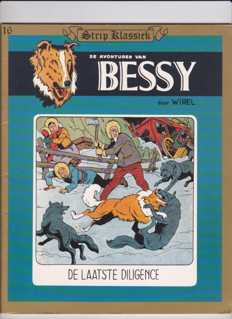BESSY STRIP KLASSIEK N16 "DE LAATSTE DILIGENCE" 1983, Gelezen, Wirel, Eén stripboek, Ophalen of Verzenden