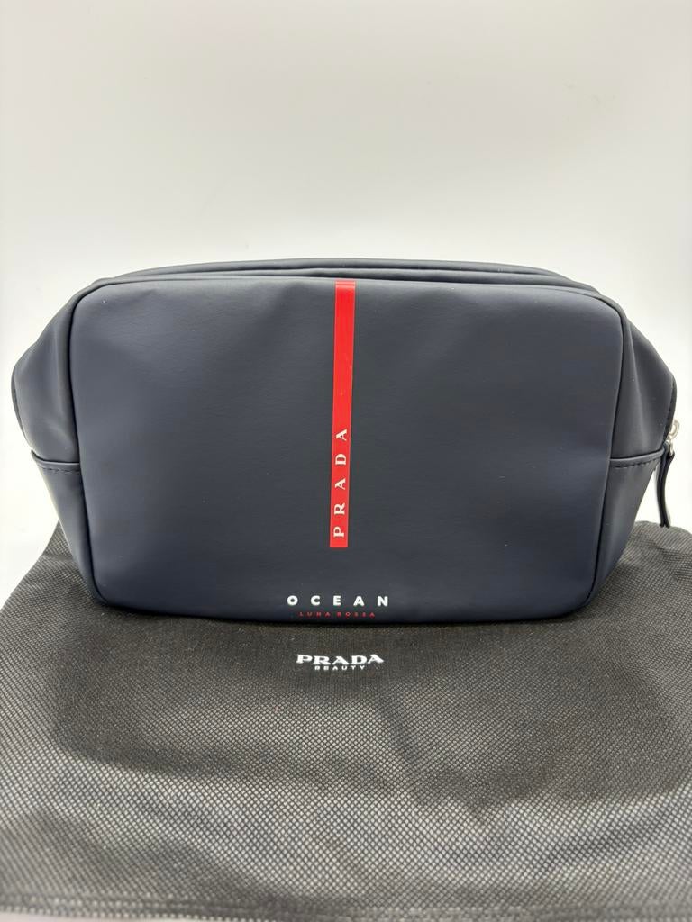 Prada toilettas nieuw, Enlèvement, Neuf, Bleu, Autres marques