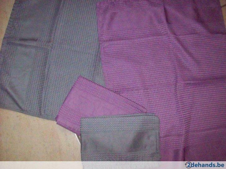 4 theedoeken   nieuw, Enlèvement ou Envoi, Neuf, Violet, Autres types