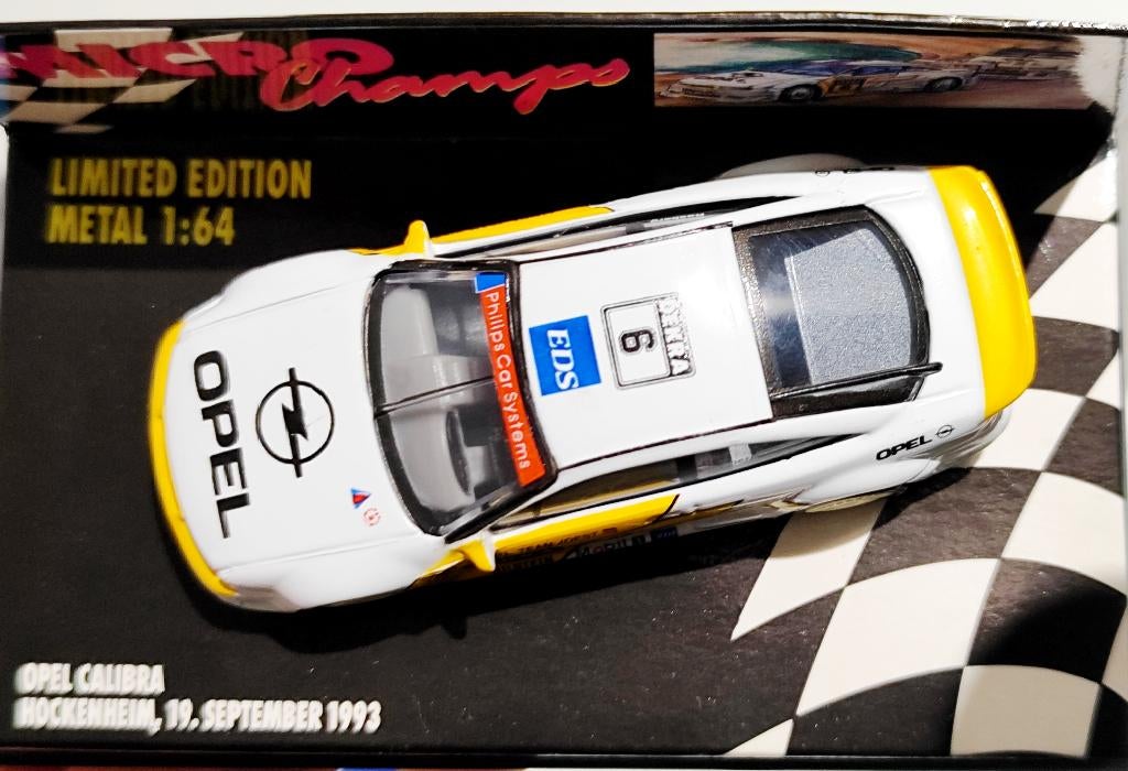 Micro Champs 1993 DTM Opel Calibra V6 Keke Rosberg 1/64, Enlèvement ou Envoi