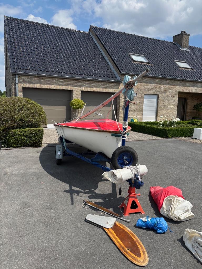 zeilboot type 420, Watersport en Boten, Ophalen, Geen motor, Gebruikt, Overige typen