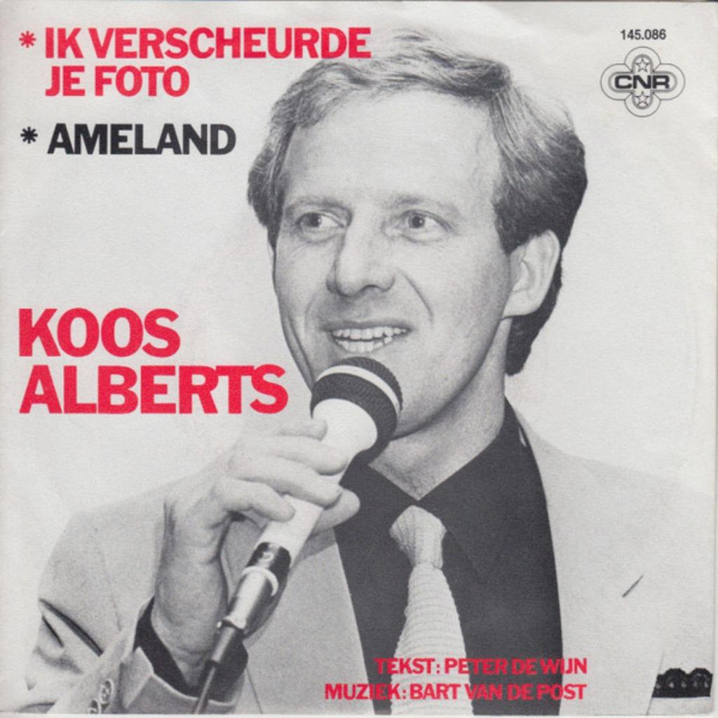 Koos Alberts – Ik Verscheurde Je Foto / Ameland, Ophalen of Verzenden, Gebruikt, Overige formaten, Levenslied of Smartlap
