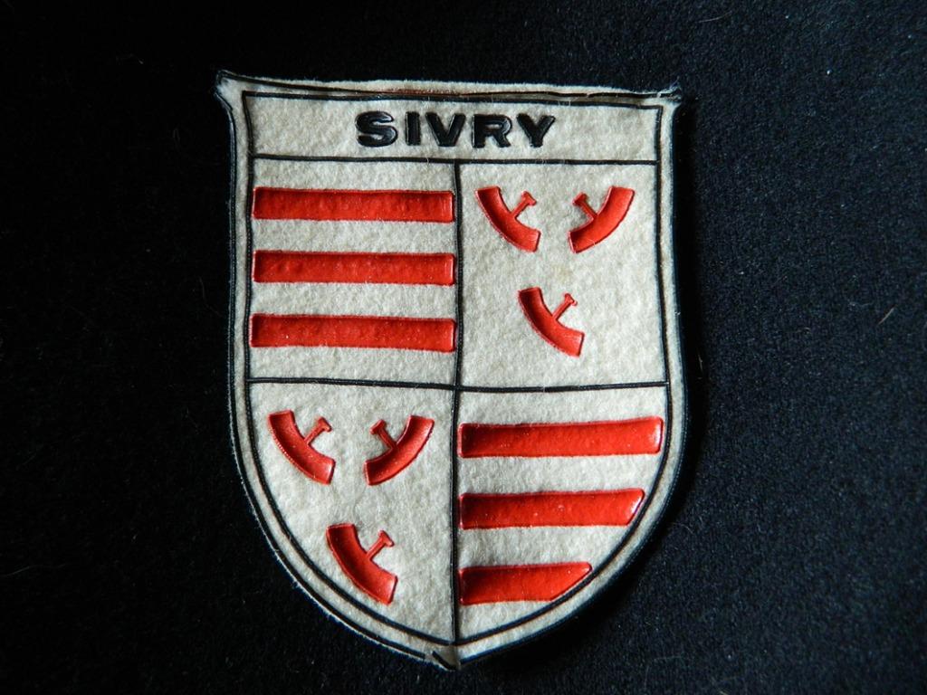 Sivry-Rance écusson badge, Envoi, Utilisé, Ville ou Campagne