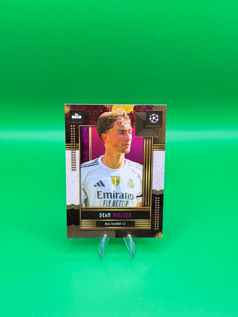 2025-26 Topps Deco Dean Huijsen 26/50 Real Madrid, Ophalen of Verzenden, Zo goed als nieuw