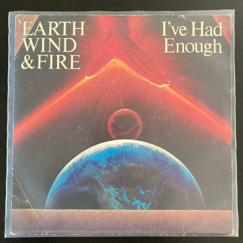 7" Earth, Wind & Fire - I've Had Enough (CBS 1982) VG+, Envoi, Utilisé, 7 inch, R&B et Soul