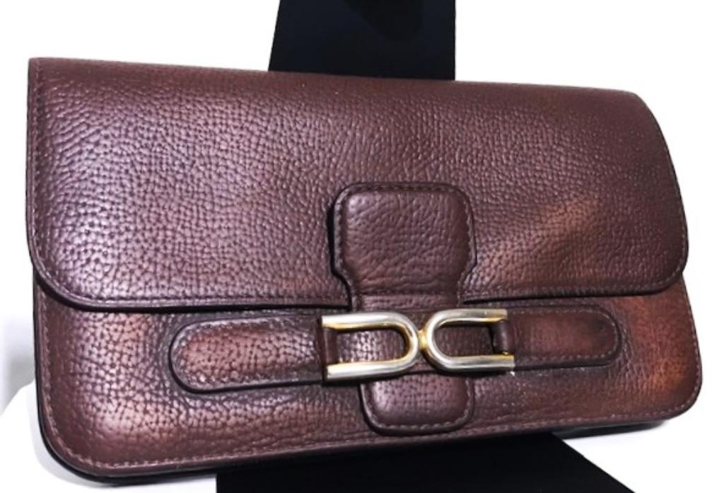 Delvaux Geldbeugel Portemonnee Escudo Vintage😍✨💑🎁🤗👌, Overige merken, Gebruikt, Bruin, Ophalen of Verzenden
