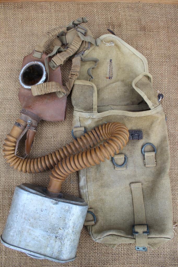 WW2 Belgisch Gasmasker M1934, Ophalen of Verzenden, Landmacht, Overige typen
