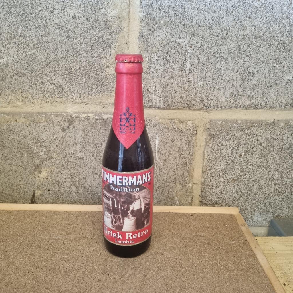 Bouteille de bière Timmermans Kriek Retro Lambic, Enlèvement ou Envoi, Utilisé, Bouteille(s), Autres marques