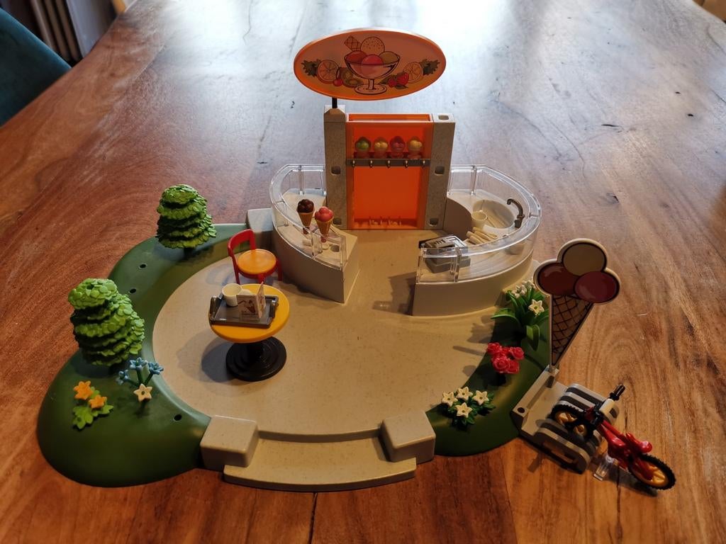 Playmobil 4134, city life ijssalon, goede staat, Enlèvement ou Envoi, Utilisé