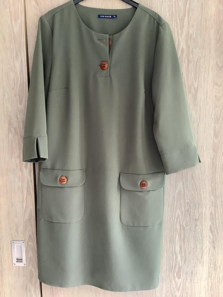 Leuk kleedje maat 42; Riverwoods, Kleding | Dames, Maat 42/44 (L), Ophalen of Verzenden, Zo goed als nieuw, Knielengte