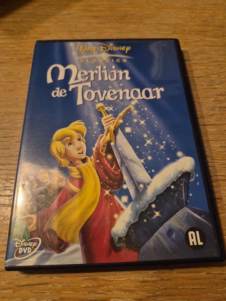 Dvd Merlijn de Tovenaar (Disney) nummer 18, Tekenfilm, Ophalen of Verzenden, Zo goed als nieuw, Alle leeftijden