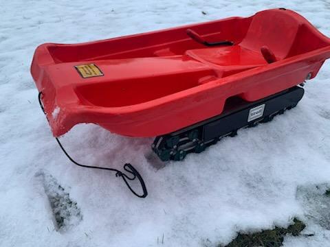 Slee op gras/sneeuw, Ophalen, Zo goed als nieuw