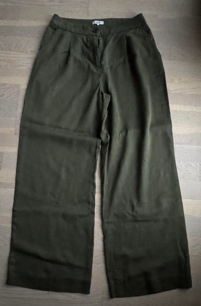 Groene broek CKS, Kleding | Dames, Broeken en Pantalons, Maat 38/40 (M), Verzenden, Zo goed als nieuw, Groen