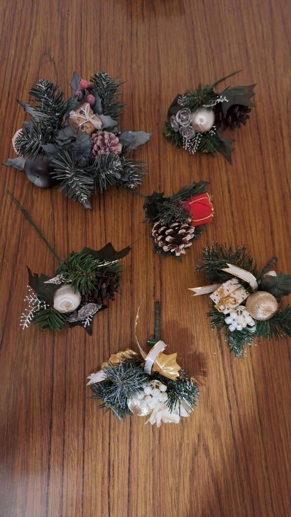 Kerst tafel versiering 3 euro voor de ganse set, Ophalen of Verzenden, Zo goed als nieuw