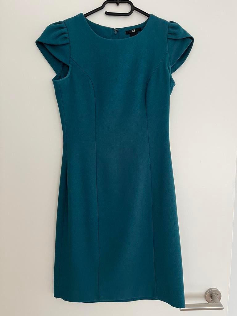 Groen kleedje H&M maat XS, H&M, Enlèvement ou Envoi, Au-dessus du genou, Vert