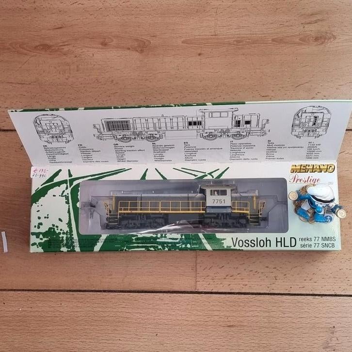 Vossloh HLD Reeks 77 - de 7751- H0, Ophalen of Verzenden, Zo goed als nieuw, Wagon