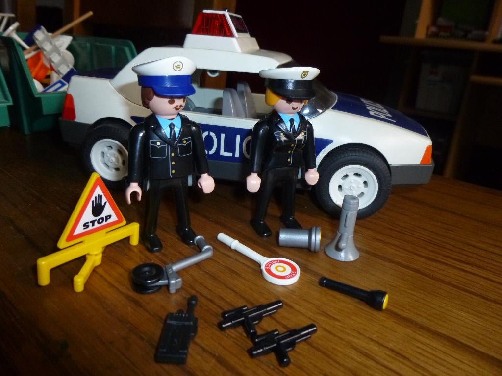 Playmobil voiture de police 3904, Ophalen of Verzenden, Gebruikt