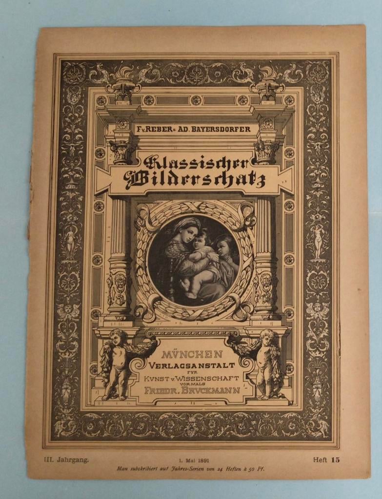 Vlaamse schilder 26 reproductie’s van Ruben’s mei 1891., Antiek en Kunst, Ophalen of Verzenden