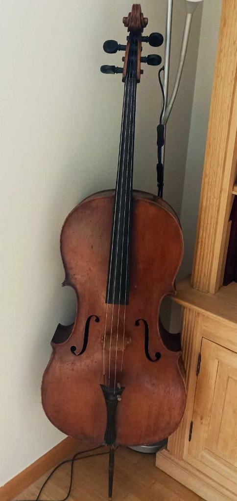 Violoncelle antique Schönbach, 19ème siècle, Musique & Instruments, Enlèvement, Utilisé, Autres types