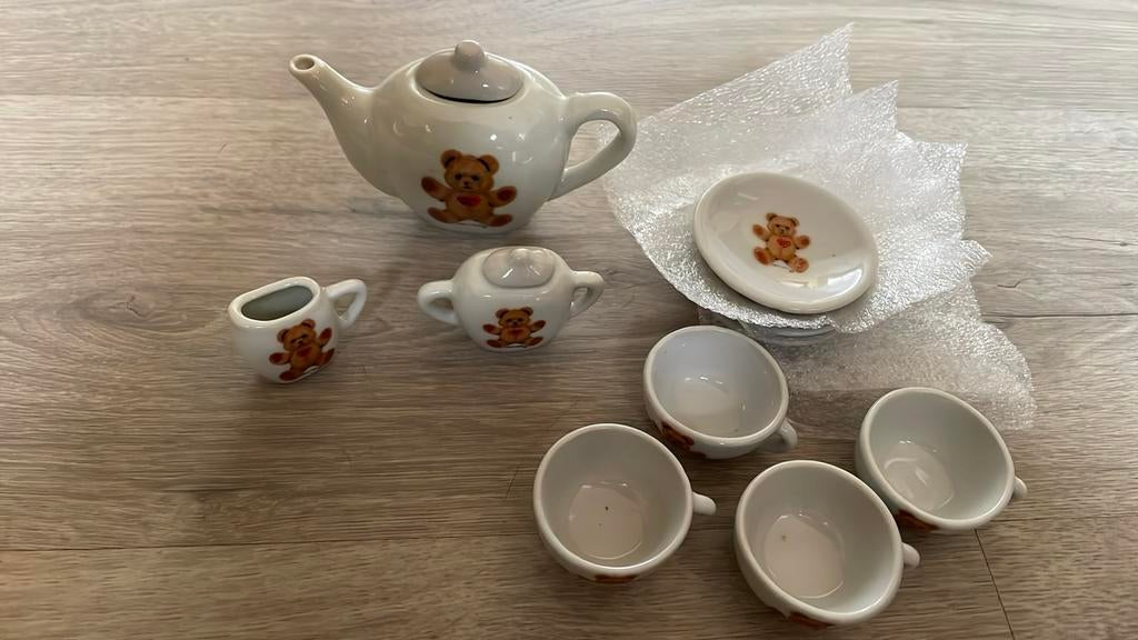Miniatuur koffieservies 11-delig, Ophalen of Verzenden, Gebruikt, Gebruiksvoorwerp