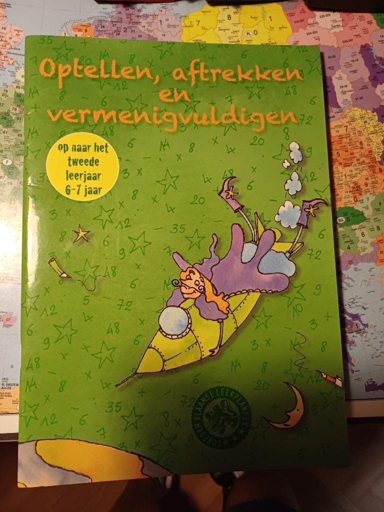 Leerboekje Optellen,aftrekken en vermenigvuldigen, Kinderen en Baby's, Speelgoed | Educatief en Creatief, Ophalen of Verzenden