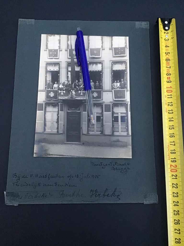 Photo originale grand format Sacré-Cœur de Bruges 1926, Enlèvement ou Envoi, Photo