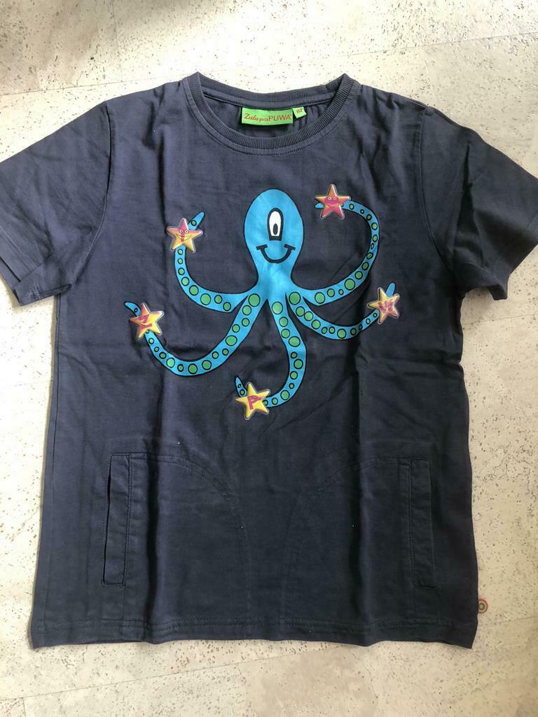 T-shirt maat 152 zulupapuwa octopus, Kinderen en Baby's, Ophalen of Verzenden, Nieuw