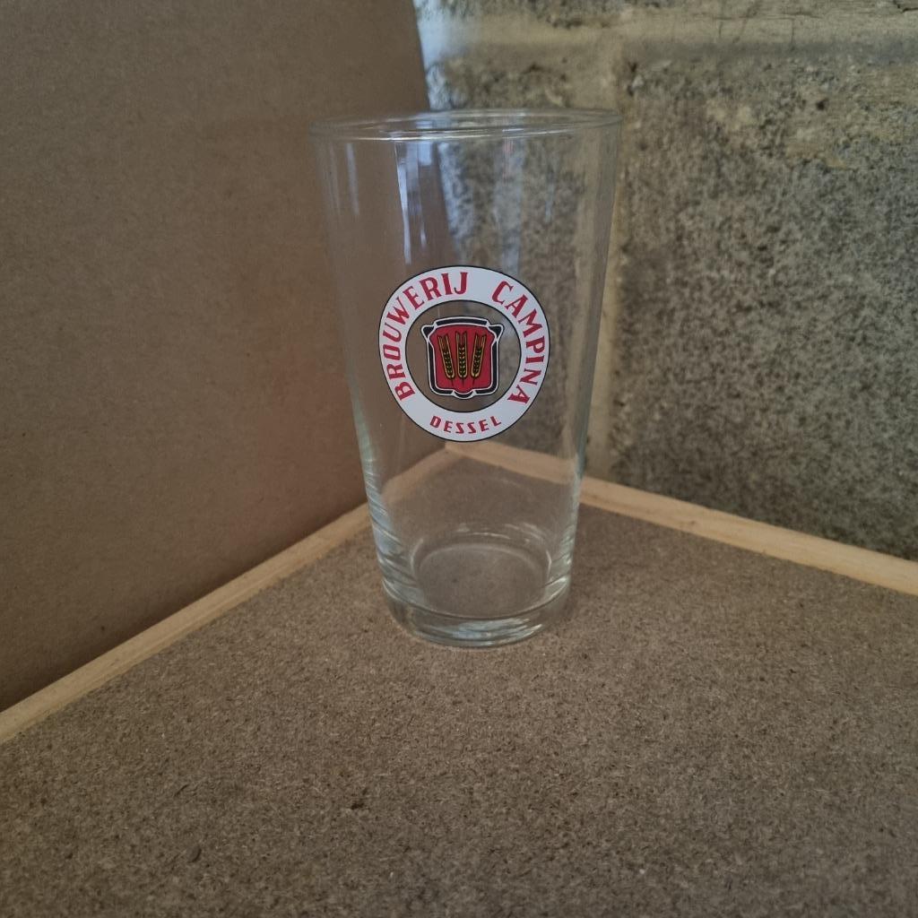 Verre Brouwerij Campina, Enlèvement ou Envoi, Utilisé, Verre ou Verres, Autres marques